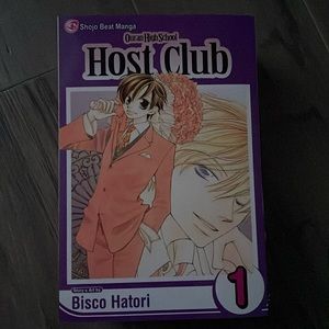 OURON HIGH SCHOOL HOST CLUB BY BISCO HATORI. VOLUMES 1-4.